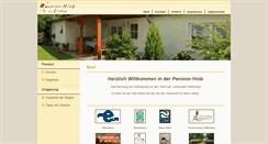 Desktop Screenshot of pension-hiob.de